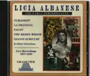 CD - Puccini, Verdi a.o. - Licia Albanese The Early Performances
