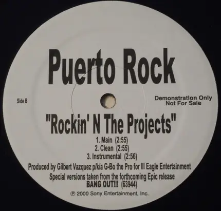 Puerto Rock - Bang Out / Rockin' N The Projects
