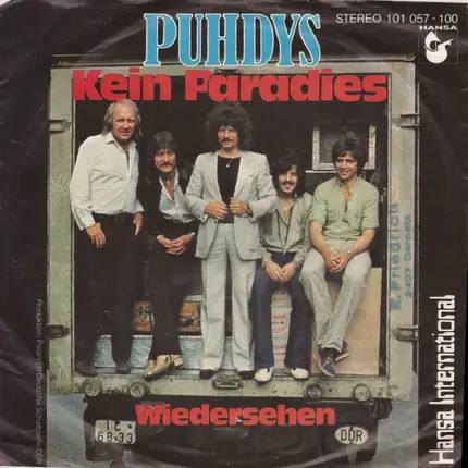 Puhdys - Kein Paradies / Wiedersehen