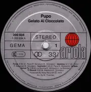 LP - Pupo - Gelato Al Cioccolato