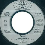 7inch Vinyl Single - Pupo - Vita Da Artista