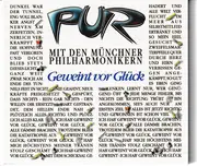 CD Single - Pur Mit Münchner Philharmoniker - Geweint Vor Glück - Digipak