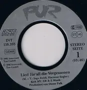 7inch Vinyl Single - Pur - Lied Für All Die Vergessenen