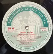 LP - Purcell Singers - English Folk Songs