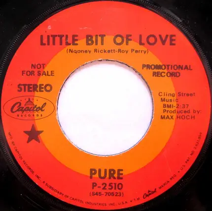 Pure - Little Bit Of Love / Juliet