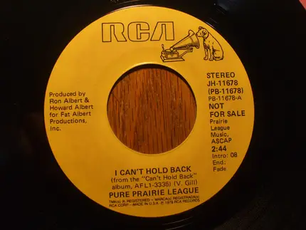Pure Prairie League - I Cant Hold Back