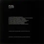 Double LP - Purl - Poems