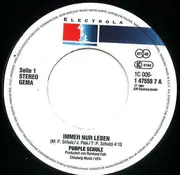 7inch Vinyl Single - Purple Schulz - Immer Nur Leben