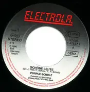 7inch Vinyl Single - Purple Schulz - Schöne Leute