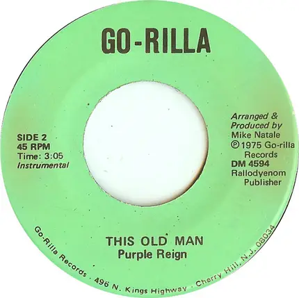 Purple Reign - This Old Man