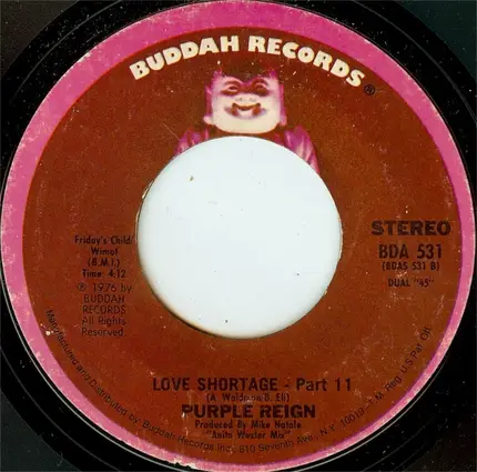 Purple Reign - Love Shortage