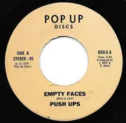 7inch Vinyl Single - Pushups - Empty Faces - Red/Black/White Sleeve