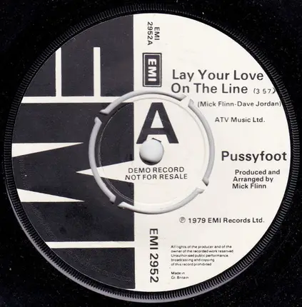 Pussyfoot - Lay Your Love On The Line