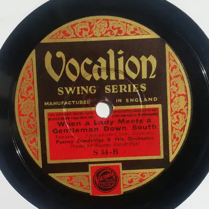Putney Dandridge And His Orchestra - When I Grow Too Old To Dream / When A Lady Meets A Gentleman Down South