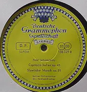 LP - Pyotr Ilyich Tchaikovsky - Berliner Philharmoniker , Ferdinand Leitner - Nussknacker-Suite · Capriccio Italien · Slawischer Marsch