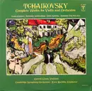 LP - Pyotr Ilyich Tchaikovsky - Carroll Glenn , Cambridge Symphony Orchestra , Ezra Rachlin - Tchaikovsky: Complete Works For Violin And Orchestra