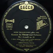 LP - Tchaikovsky/ Clifford Curzon, Georg Solti,Wiener Philharmoniker - Klavierkonzert Nr. 1 B-moll