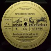 LP-Box - Tchaikovsky - Die Meister-Symphonien: Nr. 4 F-moll, Nr.5 E-moll, Nr. 6 H-moll »Pathétique« - Hardcover Box + Booklet