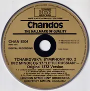 CD - Tchaikovski - Symphony No.2, 'Little Russian' (Original 1872 Version)