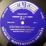 LP - Pyotr Ilyich Tchaikovsky - Orchestra Filarmonica Di Roma Leitung: Walter Goehr - Symphonie Nr. 5 In E-moll