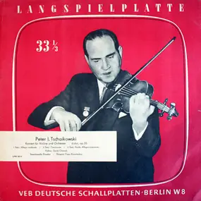 Tschaikowski - Konzert Für Violine Und Orchester D-dur, Op. 35 / Franz Konwitschny