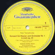 LP - Pyotr Ilyich Tchaikovsky - Sviatoslav Richter · Wiener Symphoniker · Herbert von Karajan - Klavierkonzert Nr.1 B-moll · Piano Concerto No. 1 In B Flat Minor