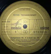 LP - Pyotr Ilyich Tchaikovsky · Russian State Symphony Orchestra / Evgeni Svetlanov - Fünfte Symphonie