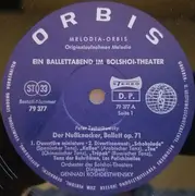 LP - Dvorak / Saint-Saens / Paganini / Glasunow / Karajew - Ein Ballettabend Im Bolshoi-Theater