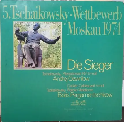 Tchaikovsky / Antonín Dvořák - Tschaikowsky-Wettbewerb Moskau 1974