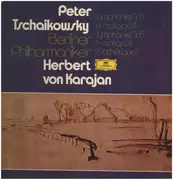 Double LP - Pyotr Ilyich Tchaikovsky , Berliner Philharmoniker , Herbert Von Karajan - Symphonien No. 5 & 6 - Gatefolded
