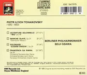 CD - Tchaikovsky - '1812' • Marche Slave • Francesca Da Rimini • Polonaise: 'Eugene Onegin'