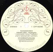 LP - Tchaikovsky - Swan Lake Highlights