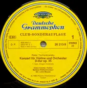 LP - Tchaikovsky - Violinkonzert, Sérénade Mélancolique