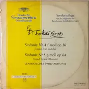 Double LP - Tchaikovsky - Sinfonie Nr. 4 F-Moll Op. 36 / Sinfonie Nr. 5 E-Moll Op. 64