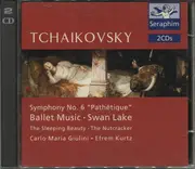 Double CD - Pyotr Ilyich Tchaikovsky , Philharmonia Orchestra , Yehudi Menuhin , Carlo Maria Giulini , Efrem Ku - Symphony No.6 'Pathétique' - Ballet Music (Swan Lake, The Sleeping Beauty, The Nutcracker)