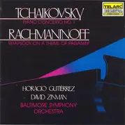 CD - Pyotr Ilyich Tchaikovsky , Sergei Vasilyevich Rachmaninoff - Horacio Gutiérrez , David Zinman - Piano Concerto No. 1 • Rhapsody On A Theme Of Paganini