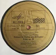 LP - Tchaikovsky (David Oistrach) - Violinkonzert = Violin Concerto - DUPLO SOUND