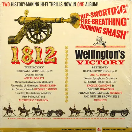 Tchaikovsky / Beethoven - 1812 Festival Overture, Op. 49 / Wellington's Victory Battle Symphony, Op. 91
