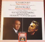 CD - Pyotr Ilyich Tchaikovsky / Modest Mussorgsky / Alexis Weissenberg , Herbert von Karajan - Piano Concerto No.1 / Pictures At An Exhibition