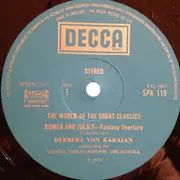 LP - Pyotr Ilyich Tchaikovsky / Richard Strauss : Herbert Von Karajan Conducting Wiener Philharmoniker - The World Of The Great Classics - Romeo And Juliet: Fantasy Overture / Don Juan (Op.20)