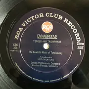 LP - Pyotr Ilyich Tchaikovsky / The London Philharmonic Orchestra Conducted By Massimo Freccia - Tender And Triumphant - The Beautiful Music Of Tchaikovsky