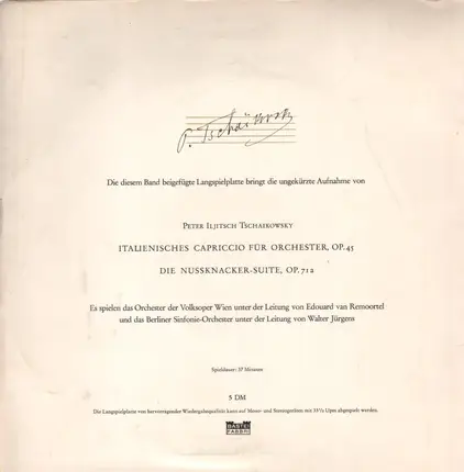 Tchaikovsky - Peter Iljitsch Tschaikowsky In 5 Folgen - Band IV