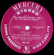 LP - Pyotr Ilyich Tchaikovsky , Ludwig van Beethoven - Minneapolis Symphony Orchestra , The London Symph - Overture 1812 - Wellington's Victory - heavy cardboard