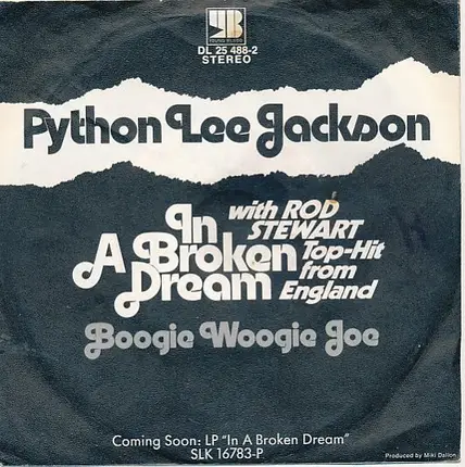 Python Lee Jackson - In a Broken Dream