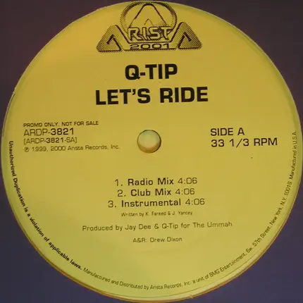 Q-Tip - Let's Ride / Higher