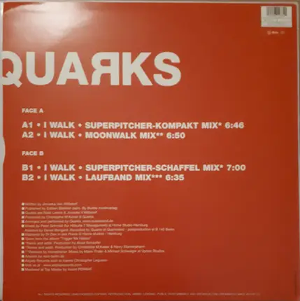 Quarks - I Walk