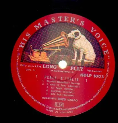 Quartetto Enzo Gallo, Savona, Ravasini, Rendine, - Perle d'Italia