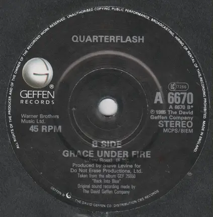 Quarterflash - Walking On Ice