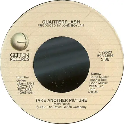 Quarterflash - Take Another Picture