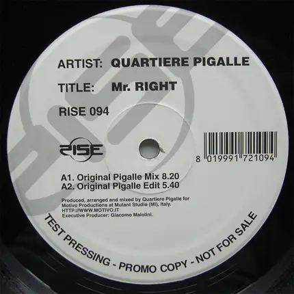 Quartiere Pigalle - Mr. Right